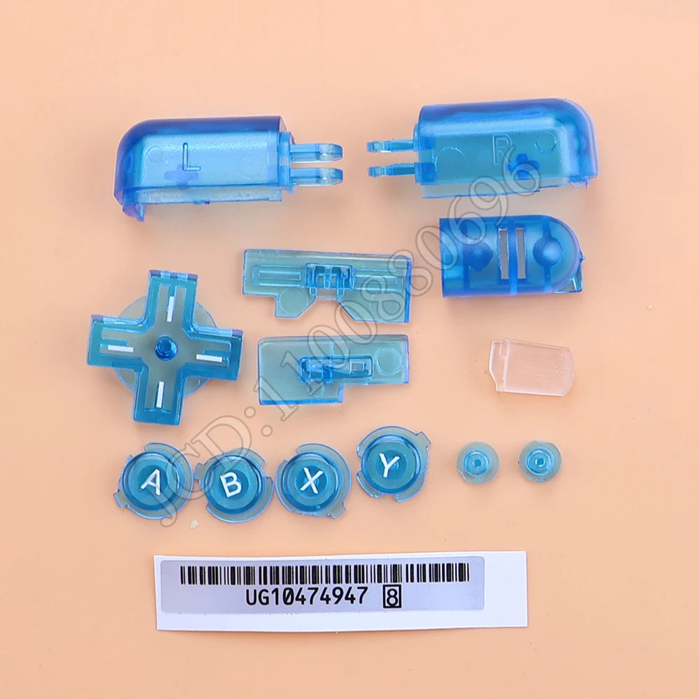 1Set Replacement A B X Y L R D Pad Cross Button Full Button Set For DS Lite NDSL Buttons For DS Lite For NDSL Console