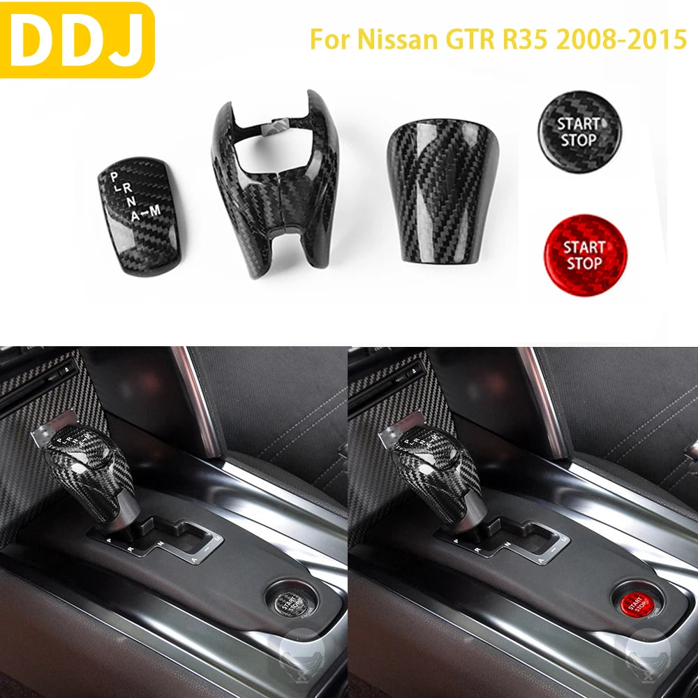 For Nissan GTR R35 2008-2015 Accessories Real Carbon Fiber C