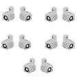 Metal Lock Buckles Latches for Switch OLED /Switch Joycon Replacement Latches Left and Right Joycon Repair Parts for Tool Kit