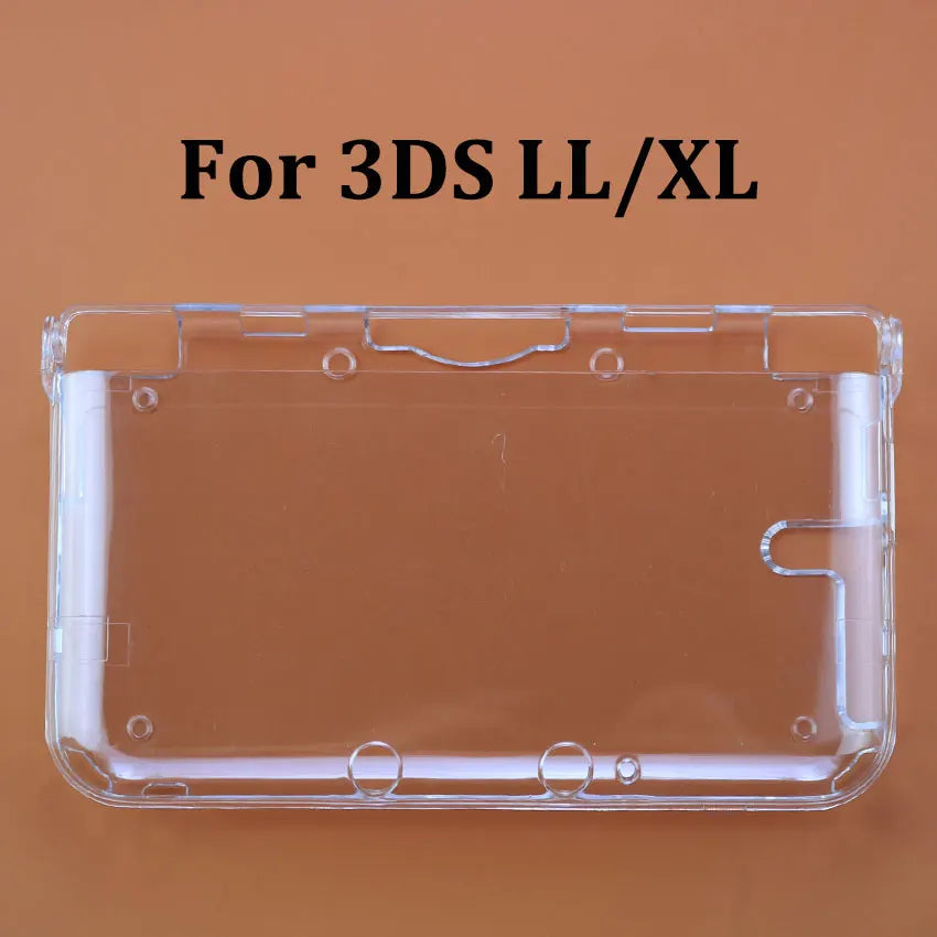 1pcs Plastic Clear Crystal Hard Shell Case Cover For 3DS New