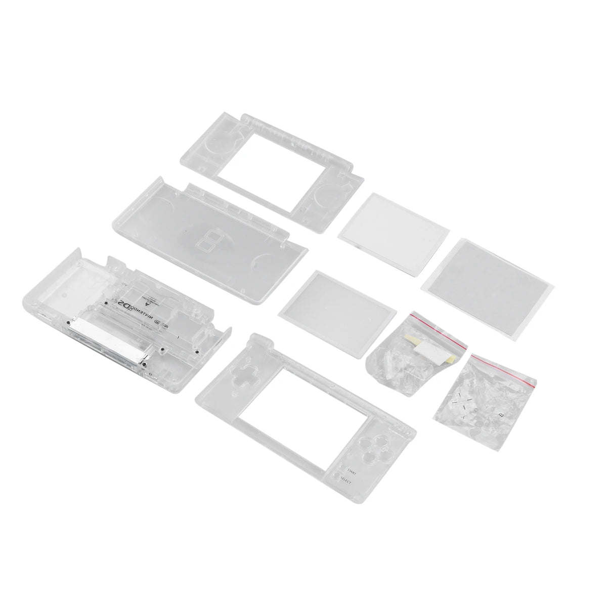 Transparent Full Repair Housing Shell Case Replacement Kit f