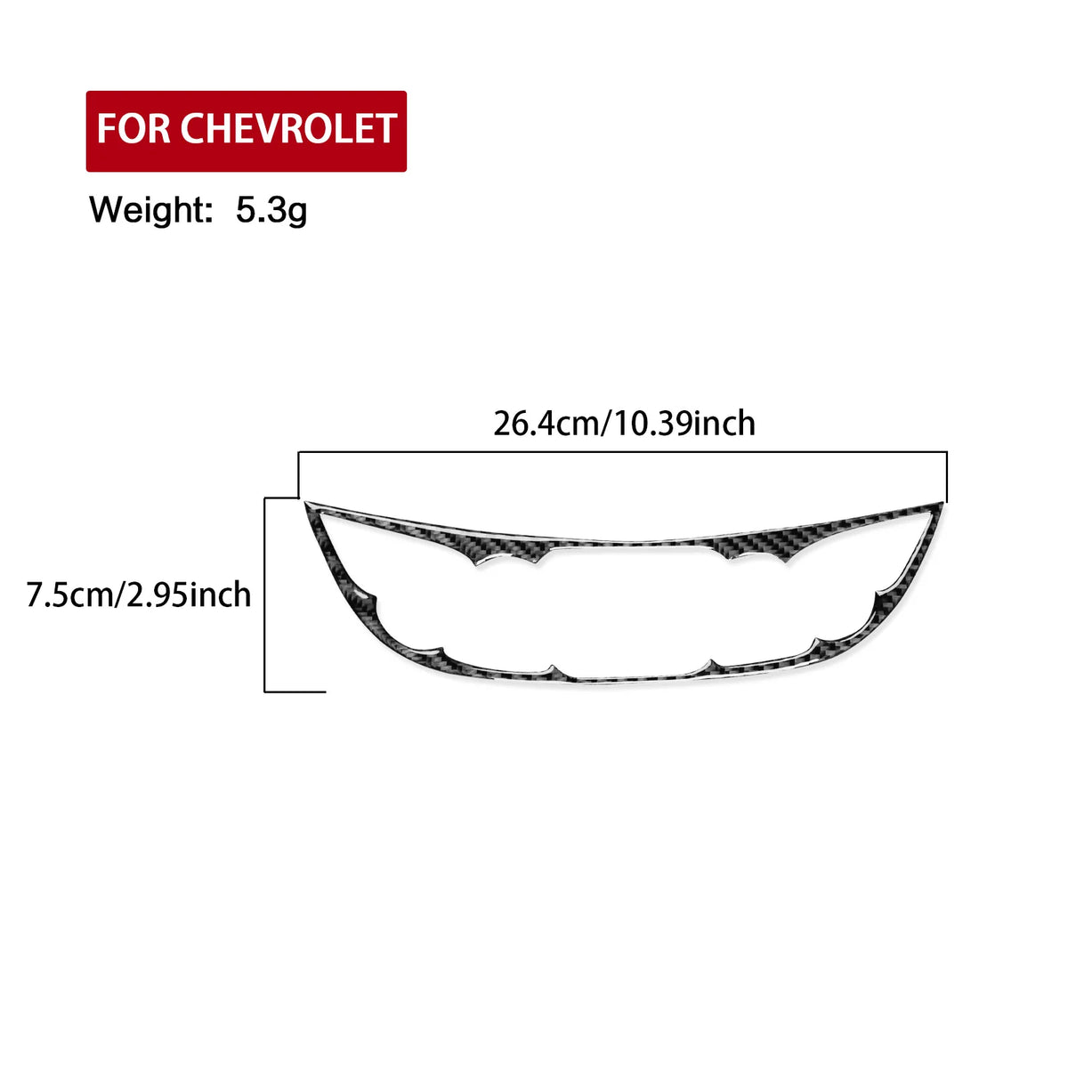 For Chevrolet Malibu 2016-2024 Carbon Fiber Central Control 