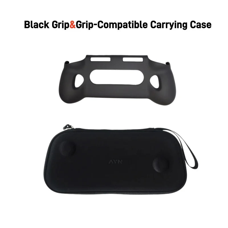 For AYN Odin 3 TPU Grip Shell Original BAG Odin3 Game Console TPU Grip Case Stand Holder With Carry Bag Accessories