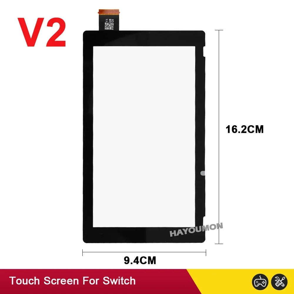 New For Switch Touch Screen V1 V2 Game Console Outer Glass P
