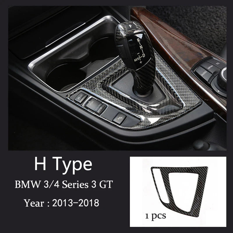 Chrome Car Styling CD Panel Switch Button Cover Sticker Trim For BMW 3 4 Series F30 F32 F34 F35 F36 320i 318i Inner Accessories