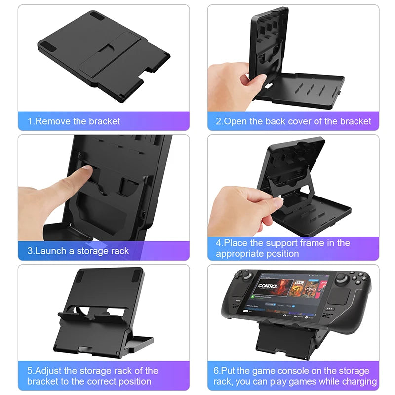 Foldable Switch 2 Multi-Angle Adjustable Kickstand Base Stan