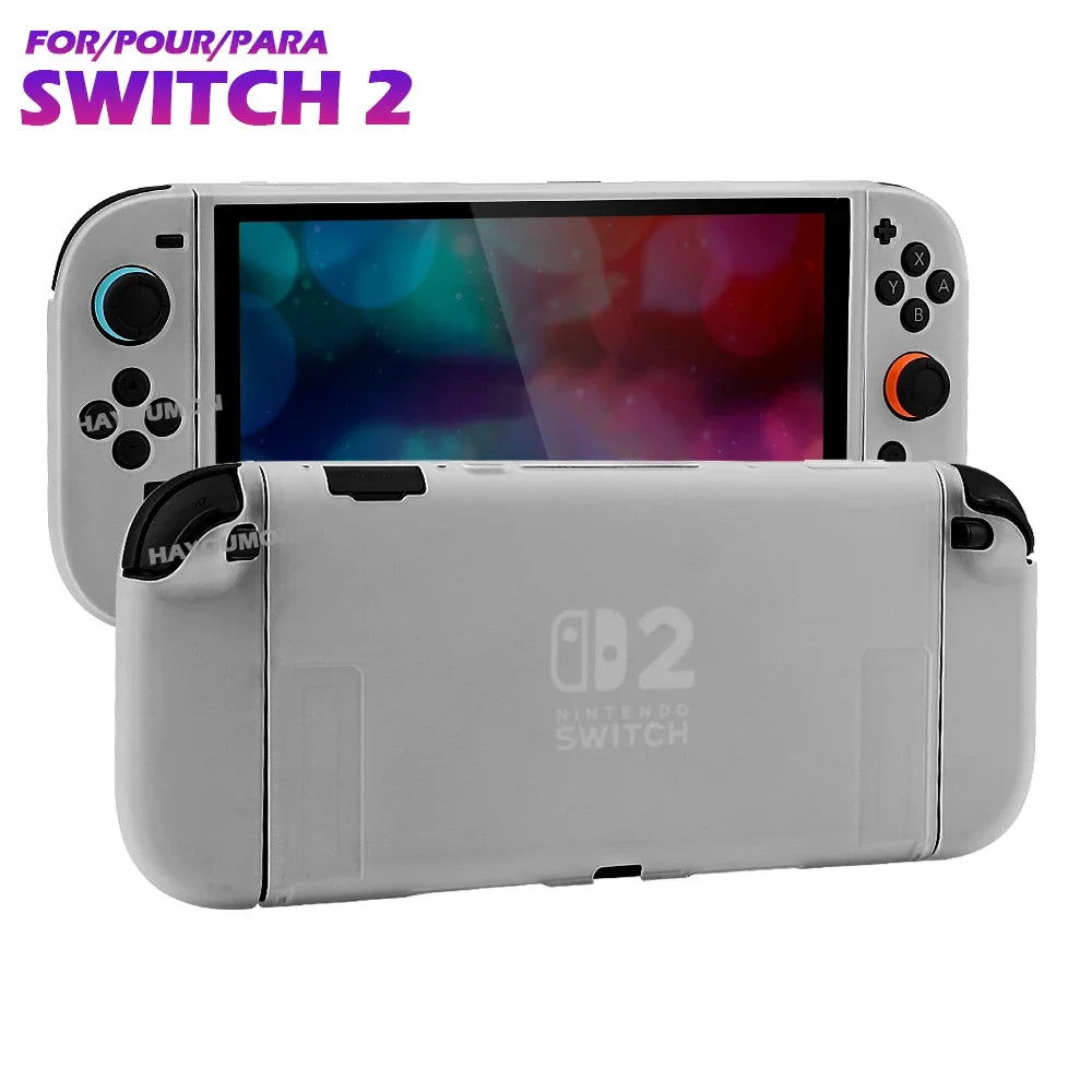 Detachable Silicone Protective Cover For Switch 2 Gaming Handheld Controller TPU Shell Case Hand Grip Case Game Console Access