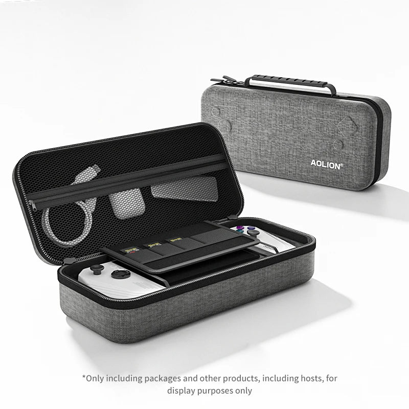Aolion EVA Hard Carrying Case Bag for Asus ROG Ally Handheld Game Console With Inner Partition Storage Case Accessories