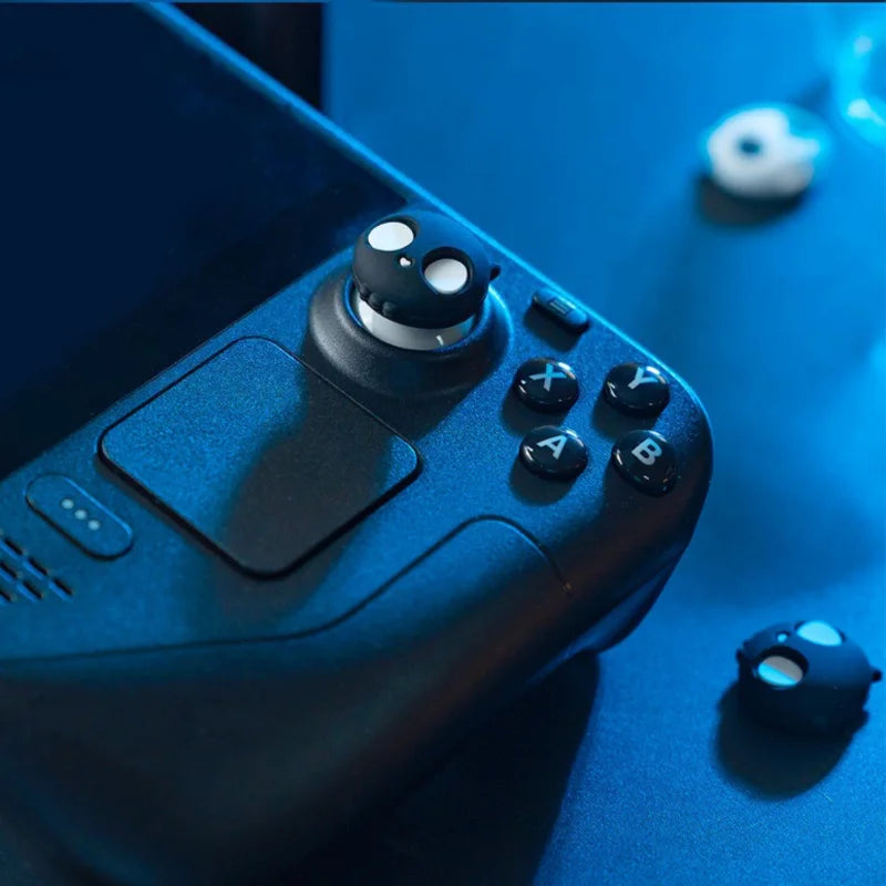 Skull Silicone Soft Thumb Stick Grip Cap Joystick Cover For 