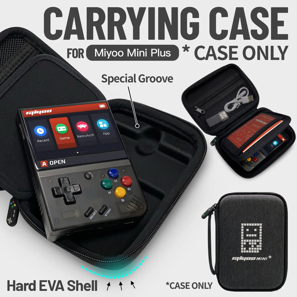 Miyoo Mini Plus Case Hard Portable Dedicated Case for Miyoo 