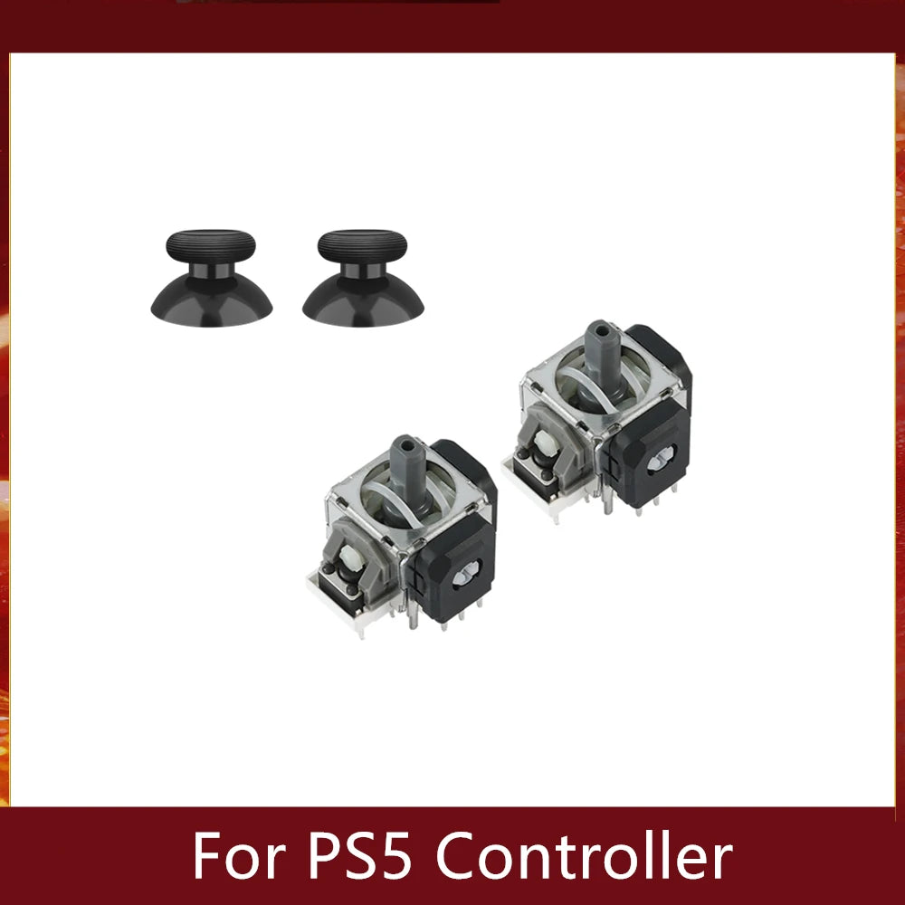 GuliKit ControllerAccessories Repair TMR Joystick with Stick Cap for PS4 PS5/PS5 Edge Gamepad for Switch Pro Xbox Series