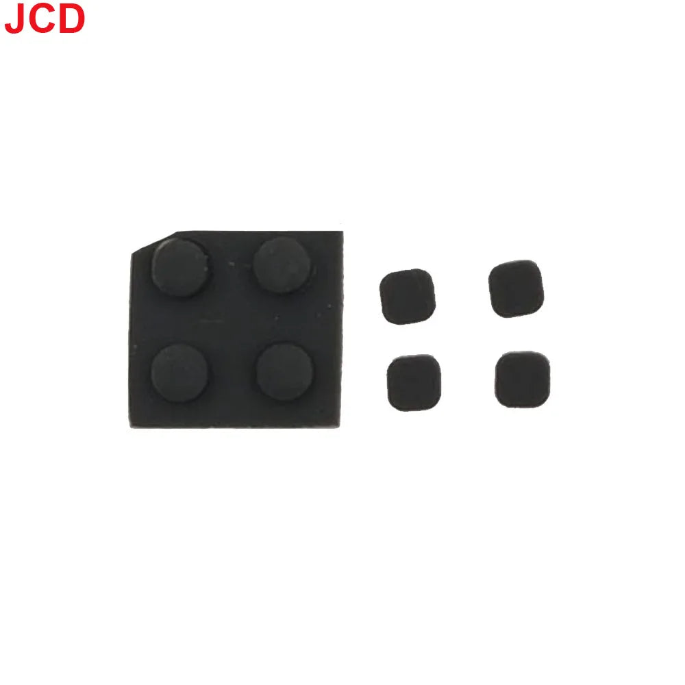 JCD For New 3DS XL Console Front Back Screw Rubber Feet Cove
