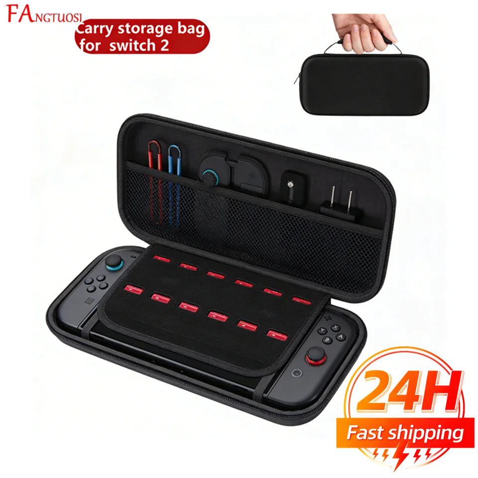 Travel Carrying Case For NS Switch 2 Console EVA Hard Shell 