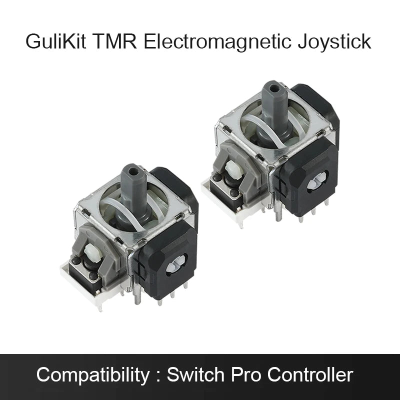 10 Pairs GuliKit TMR Joystick with Stick Caps for PS4 PS5/PS5 Edge Switch Pro Xbox Series Controller Game Accessories Replacemen