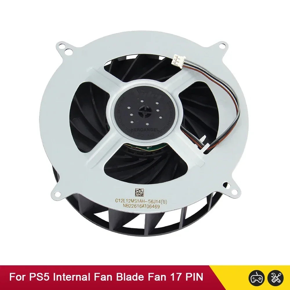 17 / 23 Blades Inner Cooler Fan For PS5 Console Replacement 