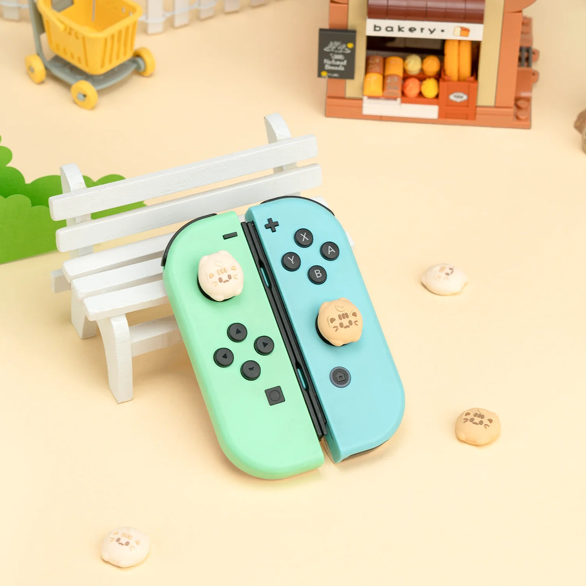 Super Cute Silicone Soft Joycon Thumb Stick Grip Cap Joystic