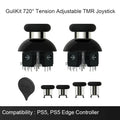 GuliKit 720 Adjustable Tension TMR Joystick Replacement Kit for PS5 PS4 Xbox Series Switch Pro Controller Anti-drift Stick