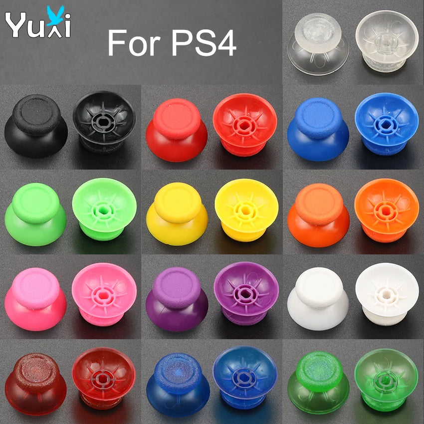 YuXi 2pcs 3D Analog Thumb Stick Grip Cover Button Joystick C