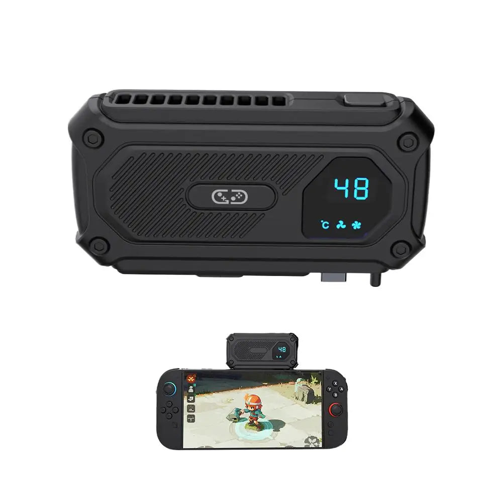 For Switch2 Host Cooling Fan With Digital Display Heat Dissi