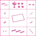 Replacement Console Middle Frame and Screen Plastic Film For