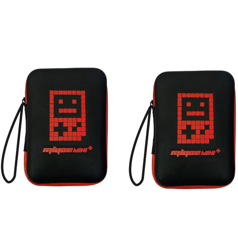 EVA Carrying Case Wear-resistant Game Console Pouch Case Shockproof With Lanyard Lightweight for Miyoo Mini Plus RG35XX