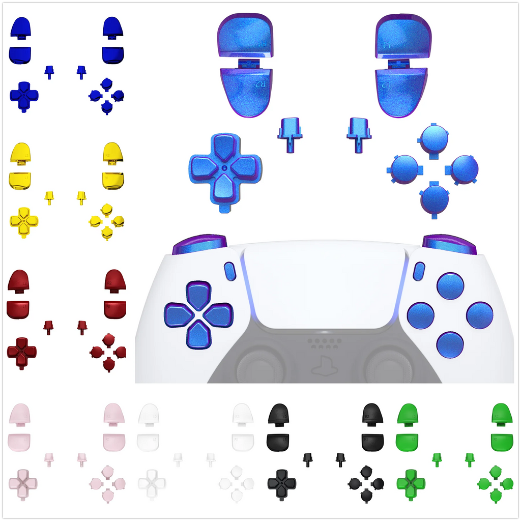 eXtremeRate Replacement D-pad R1 L1 R2 L2 Triggers Face Butt