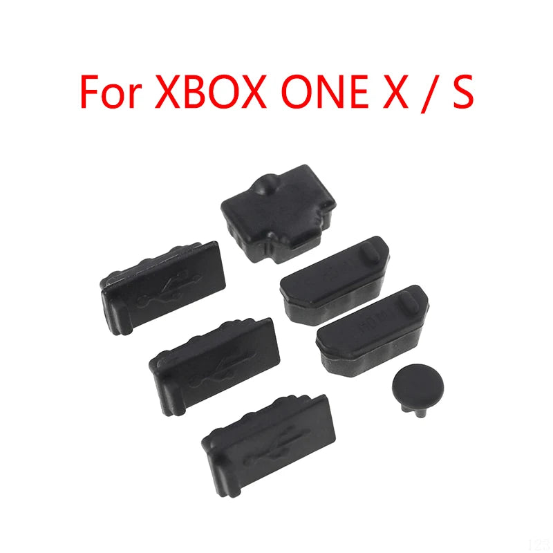 USB HDMI-Comp Dust Plug For Xbox One X S Gaming Console Sili