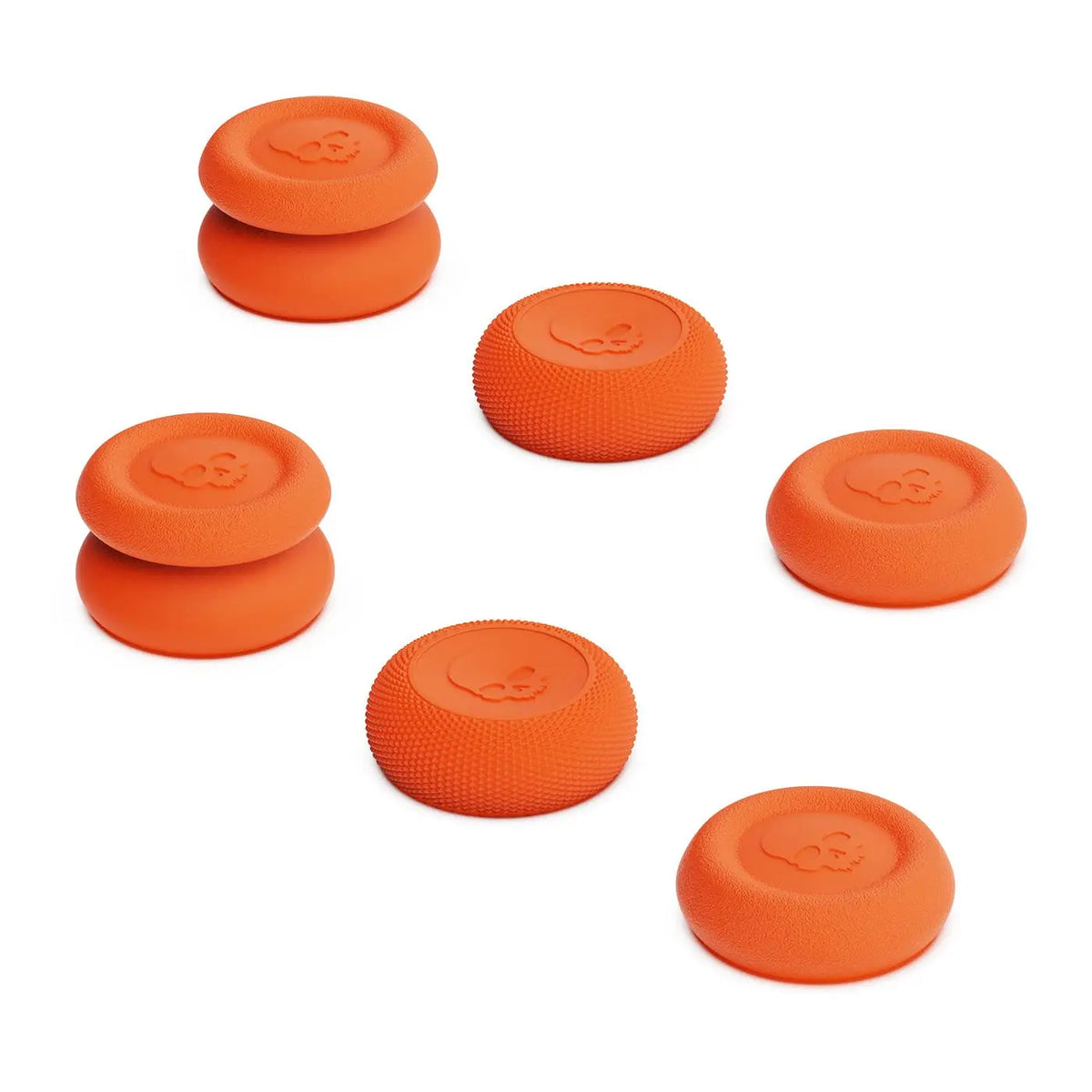 Skull & Co. Skin CQC and FPS Thumb Grip Set Joystick Cap Analog Stick Cap for Switch Lite Joystick - Lite Grey