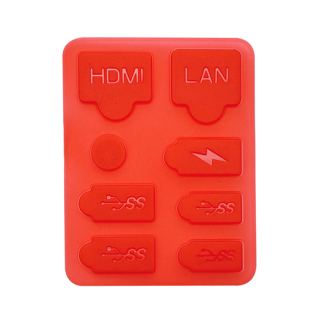 Dust Plug Prevent Protective Cover Silicone Case Anti-dust USB Ports Dustproof Kit For Playstation 5 PS5 Slim Console Accessorie