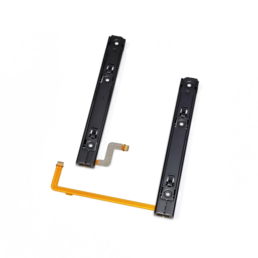 Right and Left Slide Rail with Flex Cable for Switch/OLED Joy-Con for NS/OLED Game Console Replacement Parts Host Rebuild Track