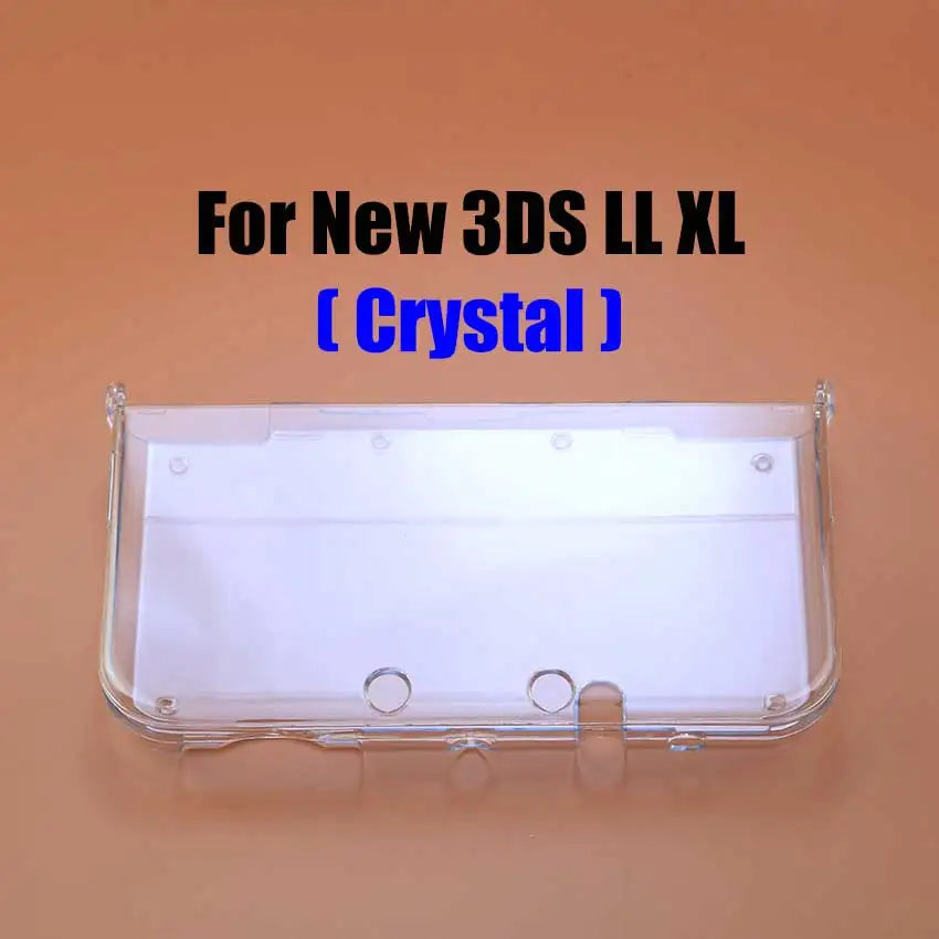 Plastic Crystal Hard Shell & TPU Silicone Sleeve For 2DS 3DS 3DSLL 3DSXL New 2DS 3DS LL XL Game Console Soft Protective Case
