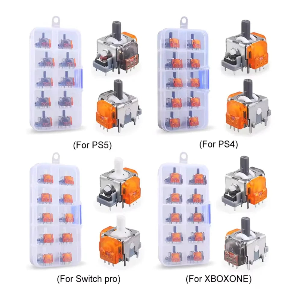 2-10Pcs Replacement TMR Effect Joystick 3D Analog Stick for 