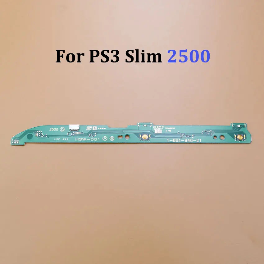 Host Power Button On OFF Switch Board Ribbon Cable Board Flex Cable For PS3 Slim 2000 2500 3000 4000 Console Parts Replacement