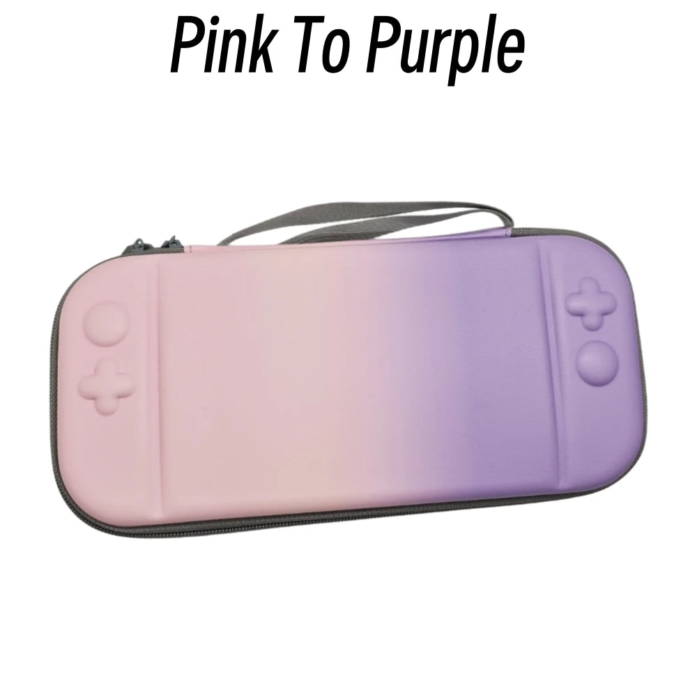 New Gradient Color Slim Travel Carrying Case for Switch 2 Game Console Storage Bag EVA Hard Protective Hand Bag NS 2 Accessories