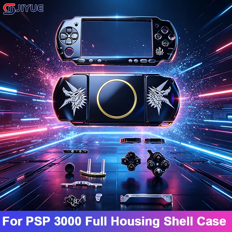 Full Housing Shell Case For Psp 3000 Psp3000 Console Replace