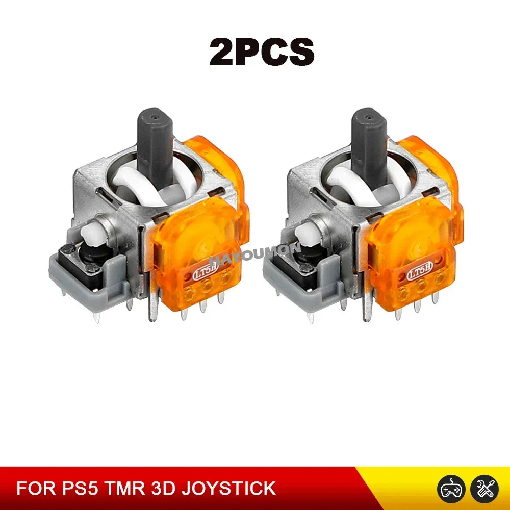 2-10PCS Replacement TMR Effect Joystick 3D Analog ThumbStick for PS5 PS4 Controller for Xbox Series S/Switch PRO Gampad Repair