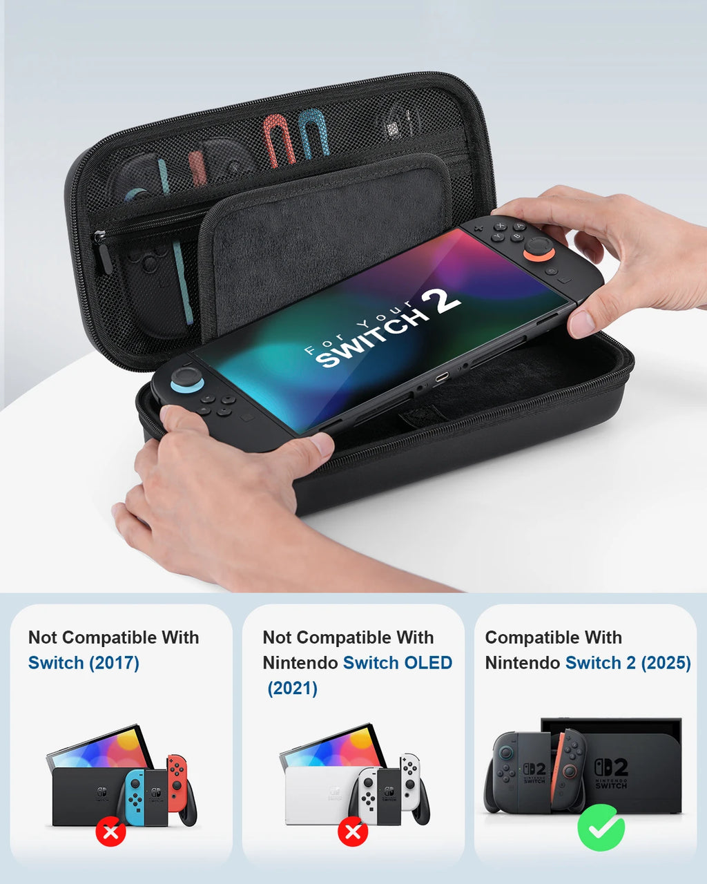 Travel Carrying Protective Case For Nintendo Switch 2 Consol