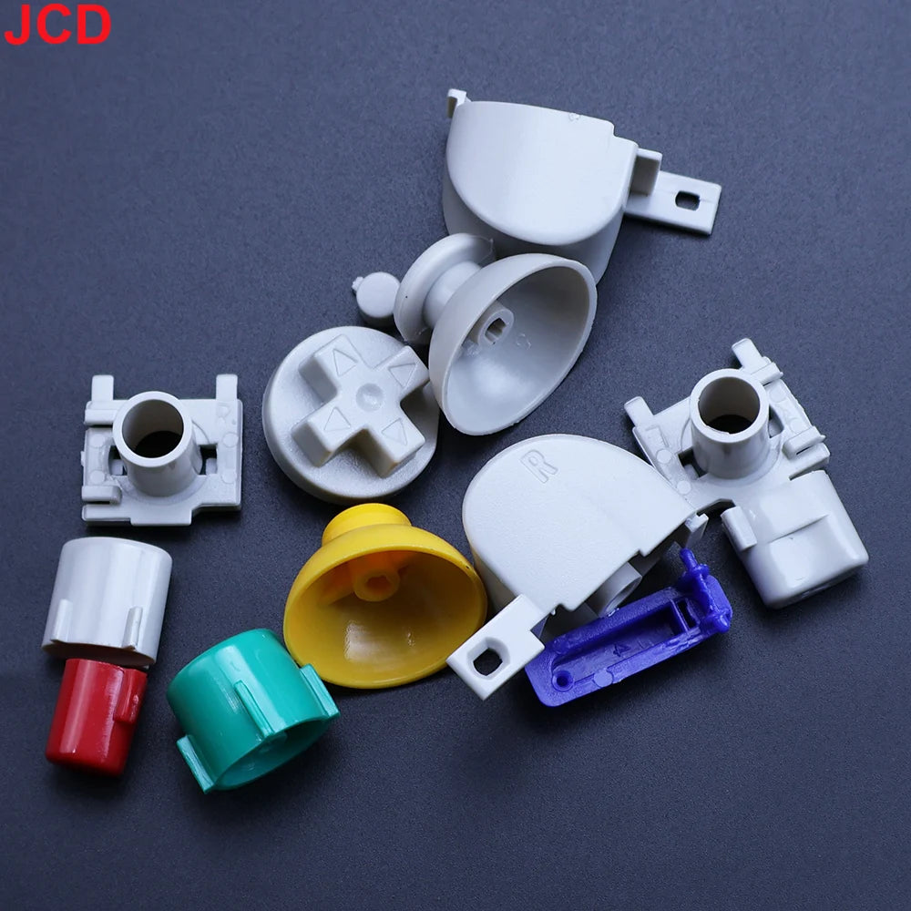 JCD Full Set Button For GameCube NGC Gamepad Power ON OFF Ke