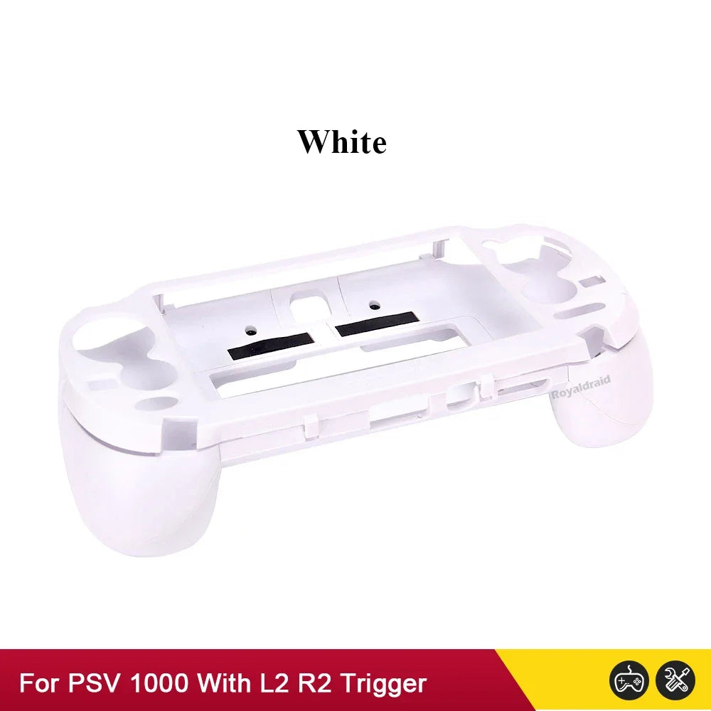 Black White Frosted Hand Grip Joypad Stand Case with L2 R2 Trigger Button For PSV 1000 PS VITA 1000 PSV1000 Game Console Access