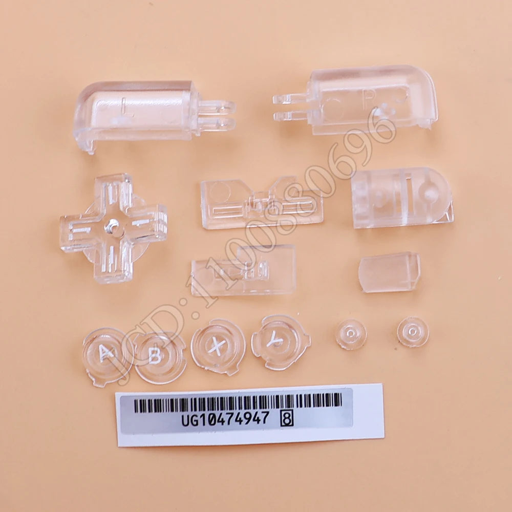 1Set Replacement A B X Y L R D Pad Cross Button Full Button Set For DS Lite NDSL Buttons For DS Lite For NDSL Console