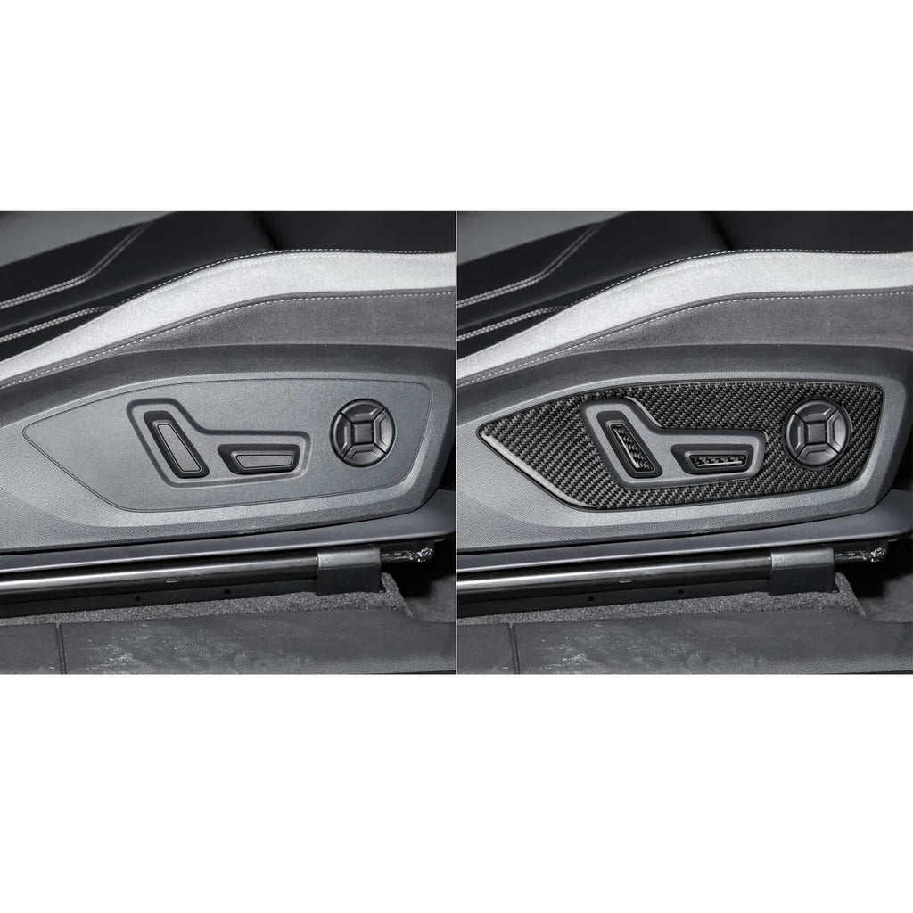 For Audi Q6 Q4 Q4e-tron Q3 A3L 2019-2025 Carbon Fiber Seat A