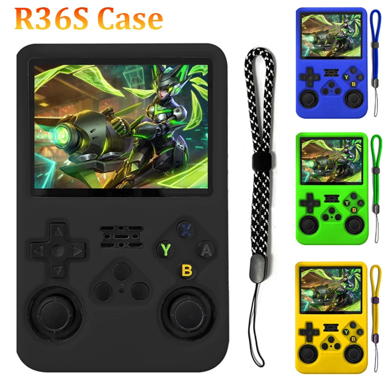 R36S Silicone Case Handheld Game Console Silicone Protective