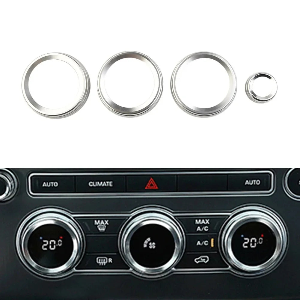 4pcs Console Covers For Land Rover Knob Button For Range Rov