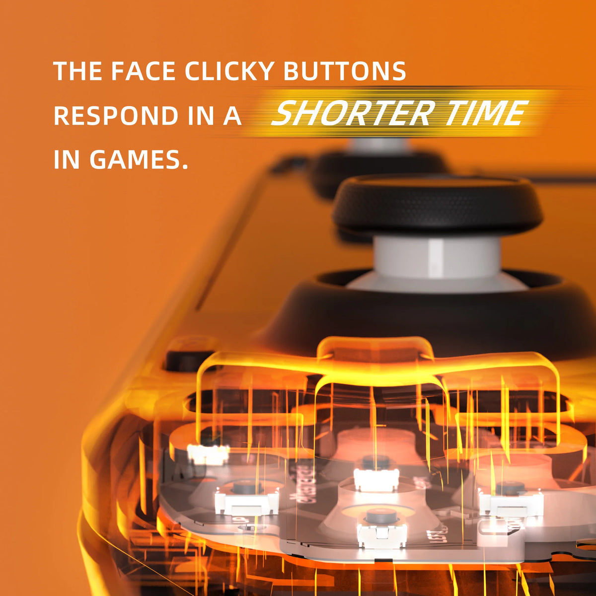 eXtremeRate Face Clicky Kit for Steam Deck OLED Handheld Con