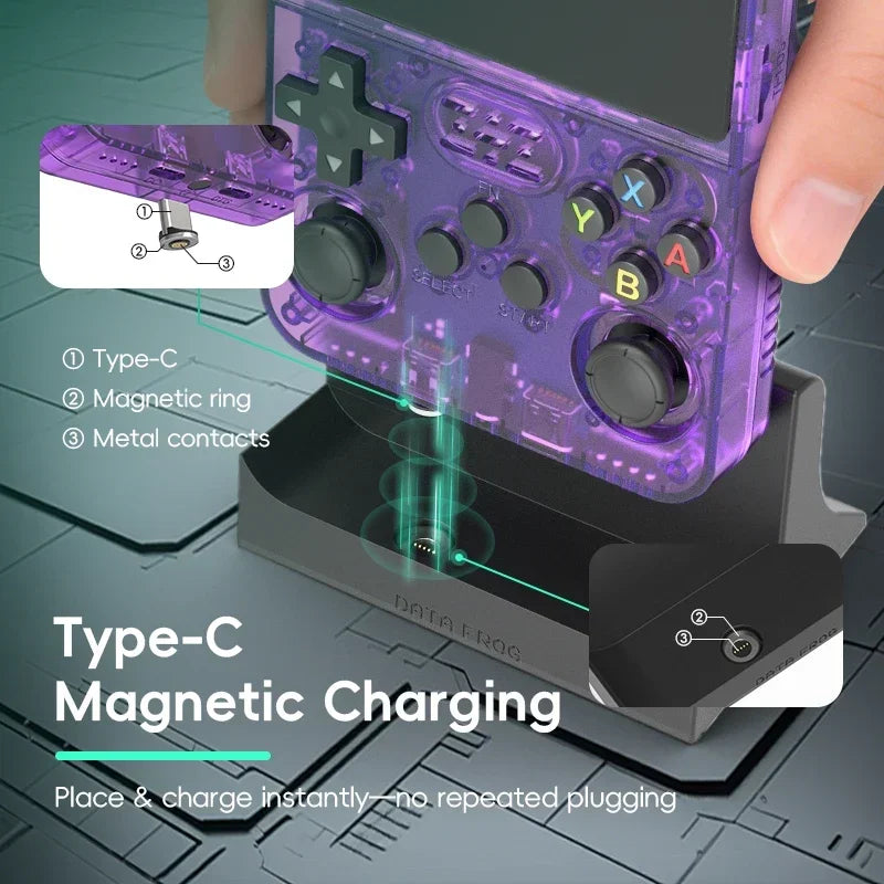 DATA FROG Magnetic USB C Charging Dock Stand Stable Desktop 