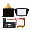 Hispeedido Highlight Backlight LCD Screen Mod Kits for Sega GG 8 Color Touch Sensor for SEGA GG Console W/VGA Output W/Shell