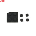 JCD For New 3DS XL Console Front Back Screw Rubber Feet Cover Upper LCD Screen Screws Cover Rubber Replacement For New 3DS LL