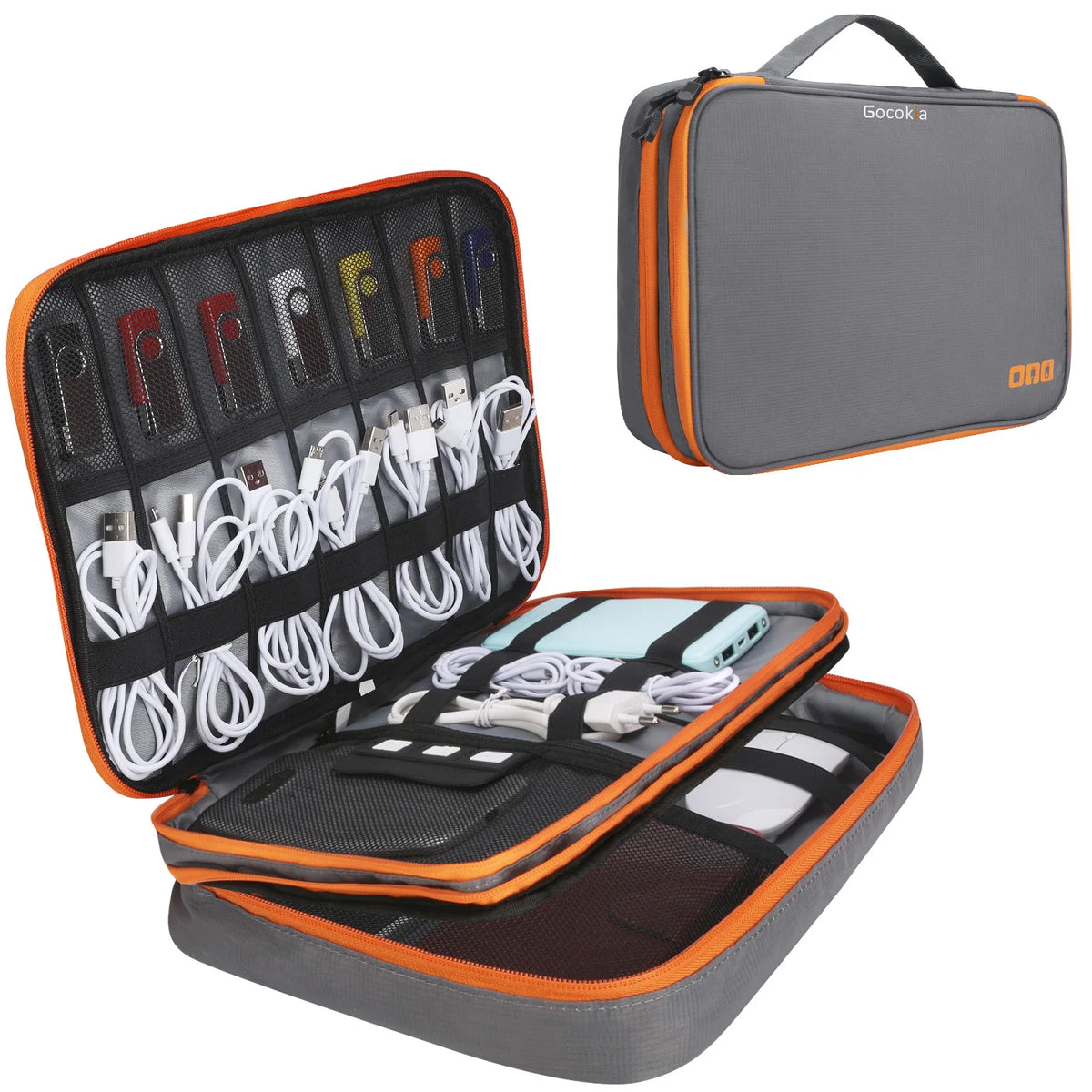 Portable Electronic Accessories Travel case Cable Organizer 