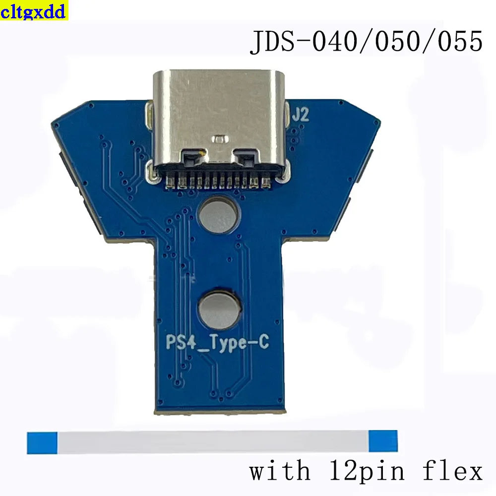 Cltgxdd 1 Set for PS4 JDS 001/011/030/040/050/055 Controller Charging Port Changed to Type-C Charging Interface DIY