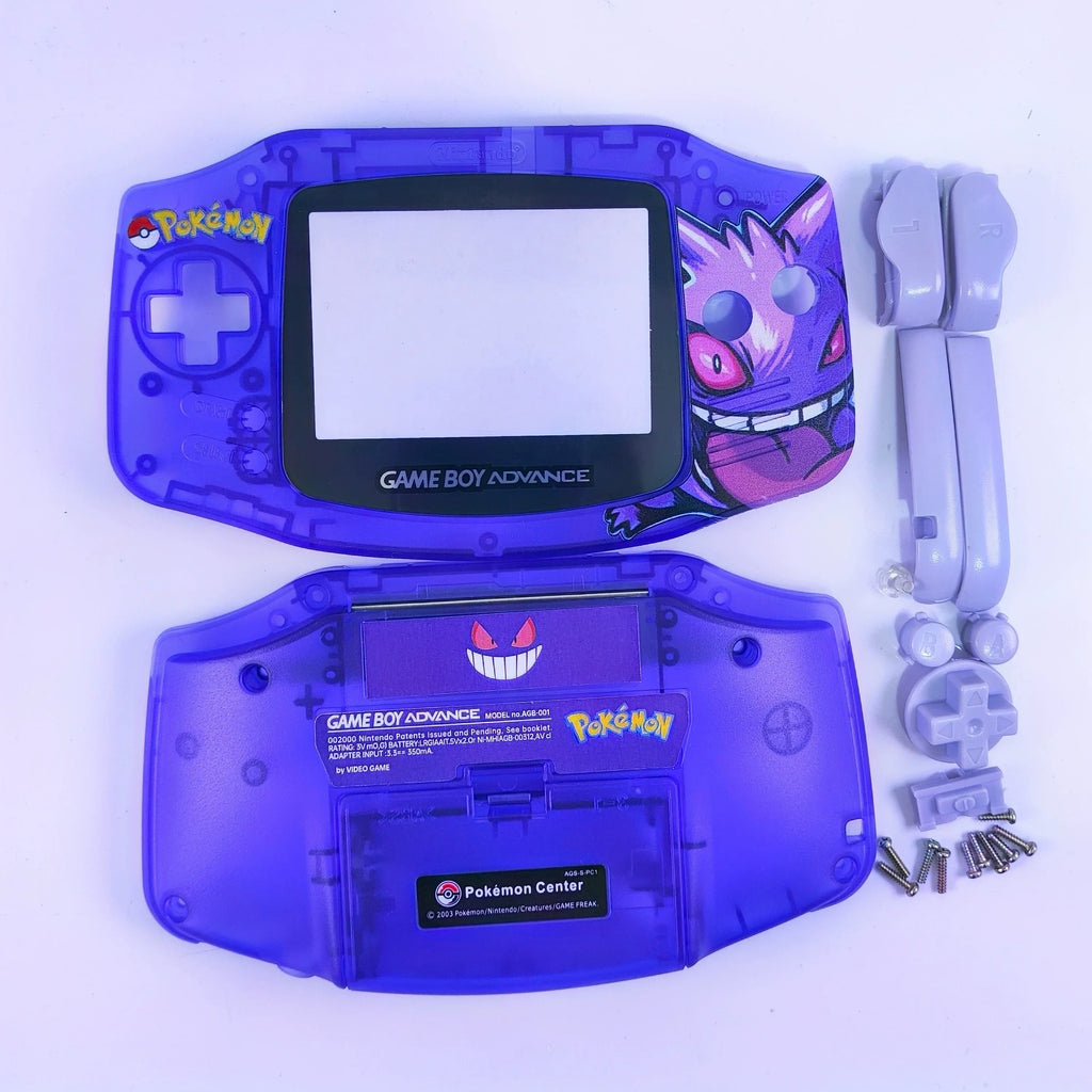 Gba Replacement Shell For Game Boy Advance Zelda The Minish Cap Transparent Game Console Housing Shell With Full Button Kit Gift